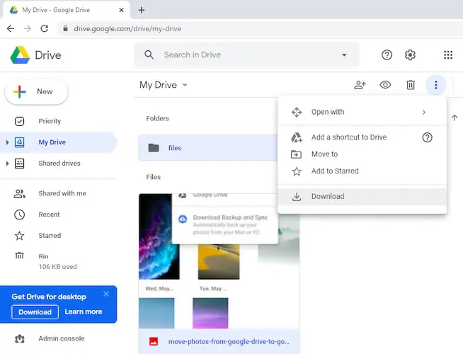 migrate google drive to onedrive 3