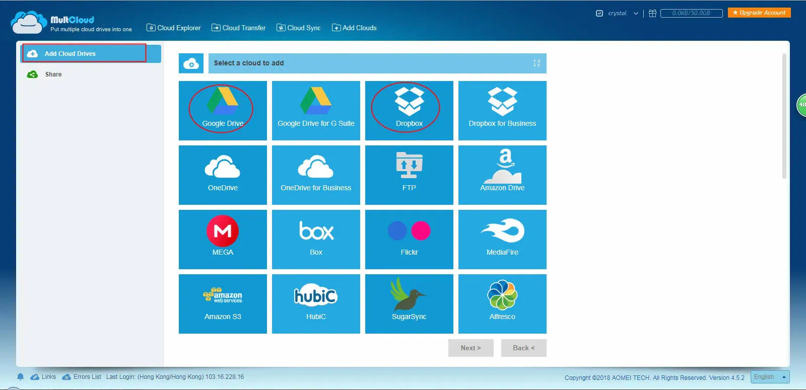 Access All Your Cloud Drive Accounts with One Login!