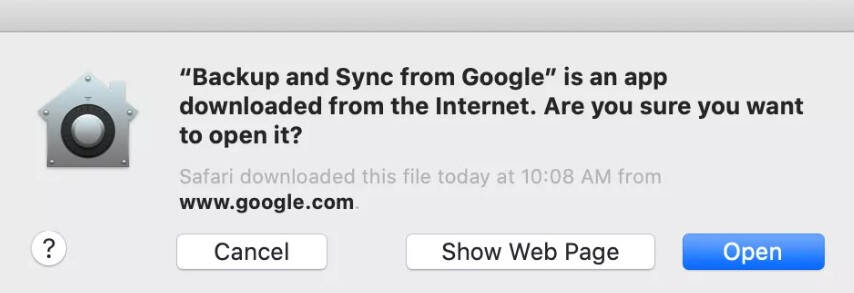 Install and set-up Google Drive client for Mac