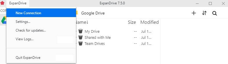 várias contas do Google Drive 9 