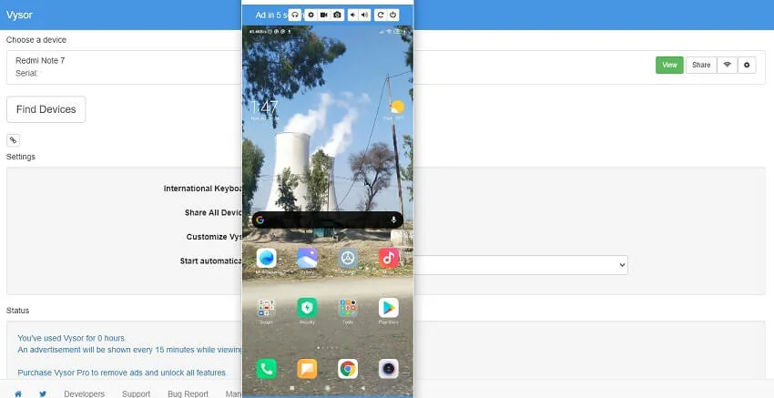 controlla il telefono Android da pc 7