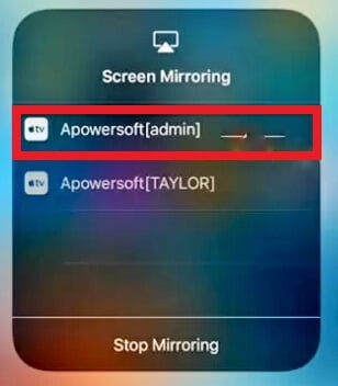 mirroring dello schermo iphone 7 o 7 plus 7