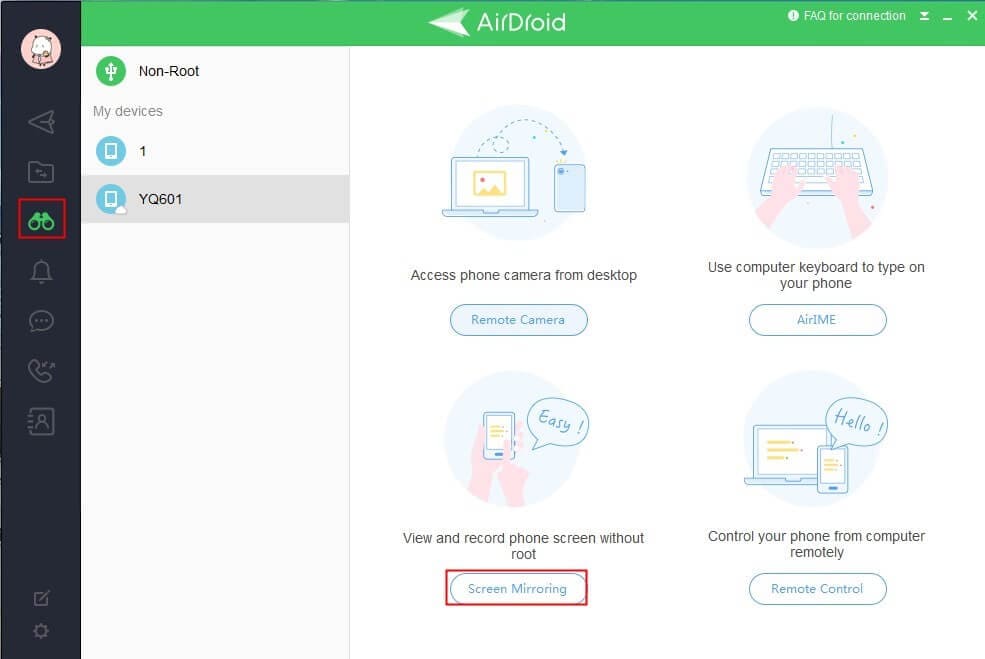 Cast Phone to PC Wirelessly or Via USB