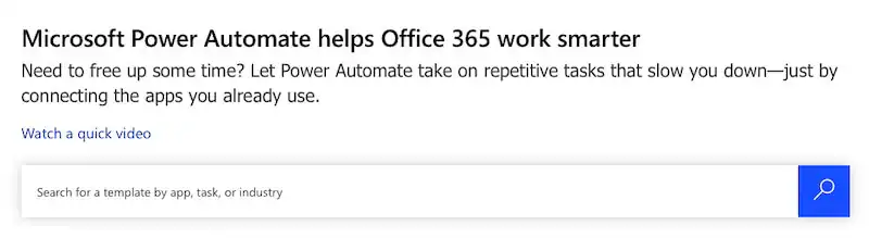 Power Automate dans Microsoft 365