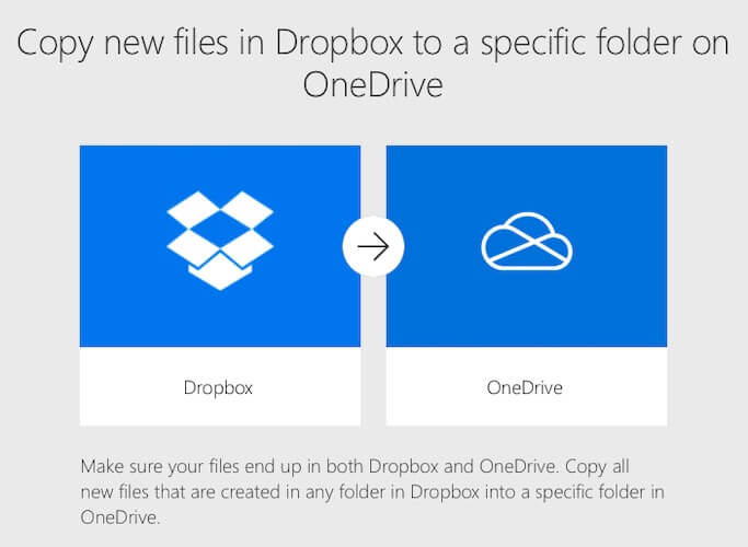 مزامنة Dropbox إلى OneDrive باستخدام Power Automate في Microsoft 365