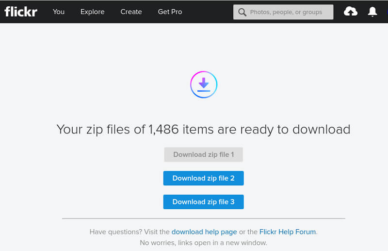 اضغط على “Download zip file”