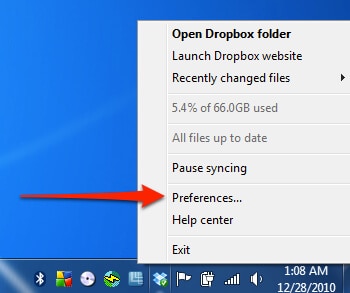 how to download from dropbox to an external drive