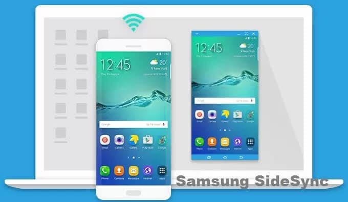 واجهة Samsung side sync