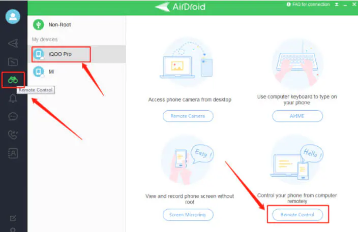 How to Access Phone from PC with or without USB?