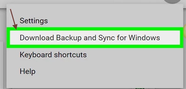 download backup and sync