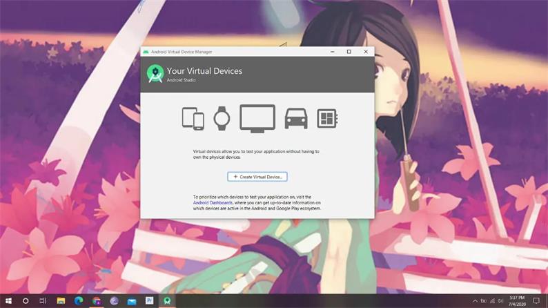 create a virtual device on your pc