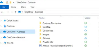 copy from OneDrive personal to OneDrive per Business and vice-versa