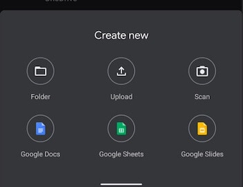 Upload to Google Drive on Android