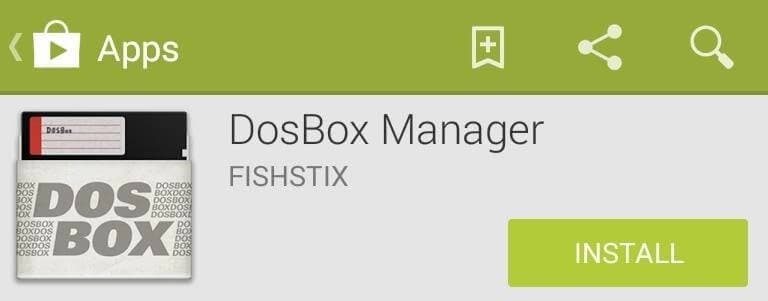 تنصيب dosbox manager