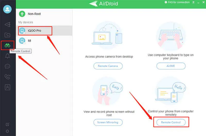 acceso remoto teléfono android desde pc 4