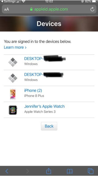 إزالة معرف Apple من iPhone 1