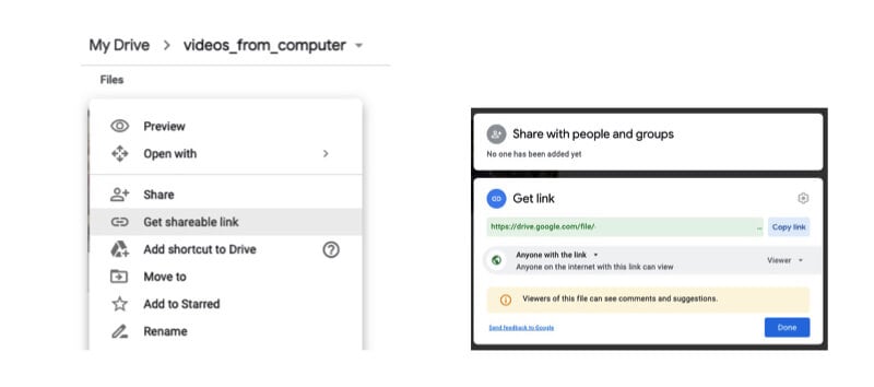 remova a pasta compartilhada do google drive 1