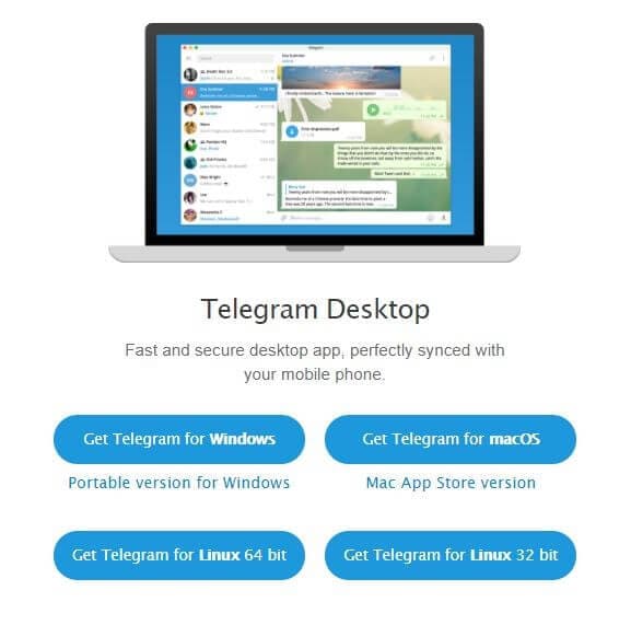 how can i use telegram in my laptop