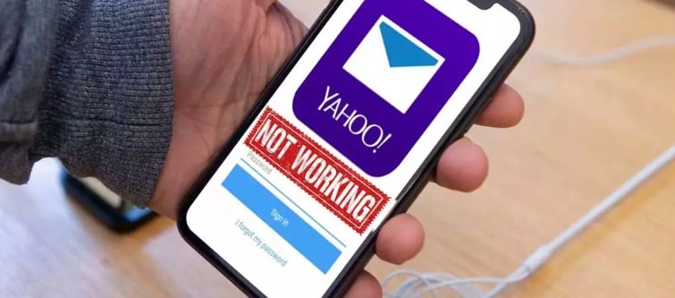 yahoo mail not working on iphone 