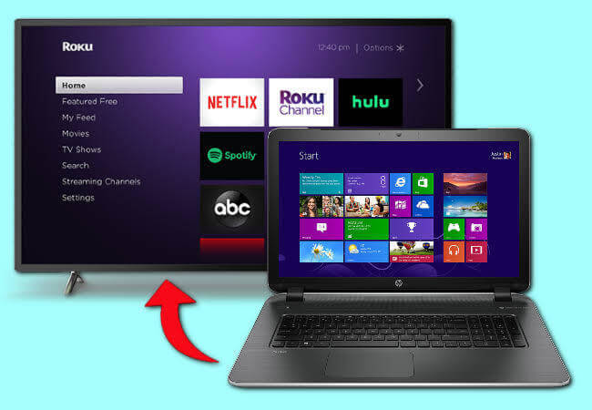 stream windows 10 to roku