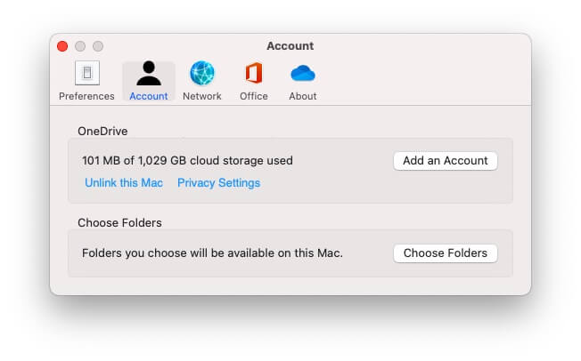 onedrive for mac folder location