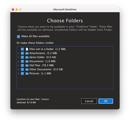 onedrive for mac users