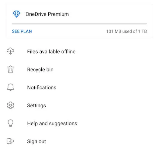 stop onedrive sync