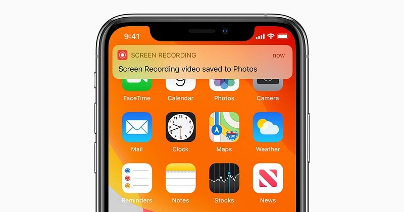 Grabar pantalla en ios14 1