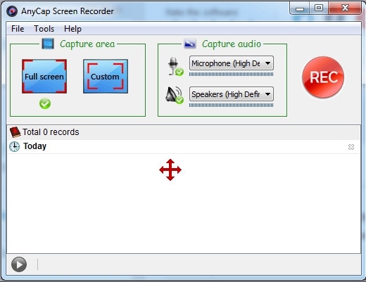 anycap screen recorder para grabar videoconferencias 