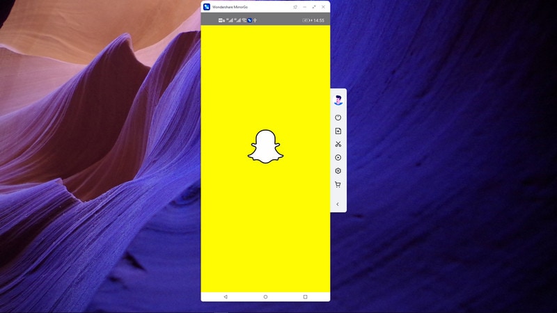 mobile snapchat on pc