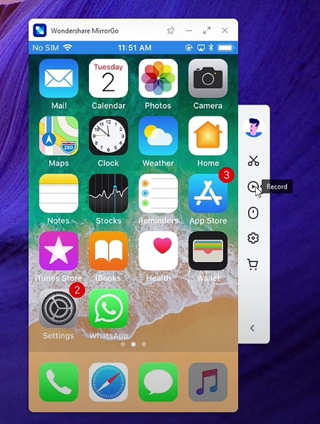 grabar pantalla en iphone xs 8