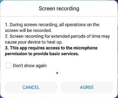 screen record on lg phone 5