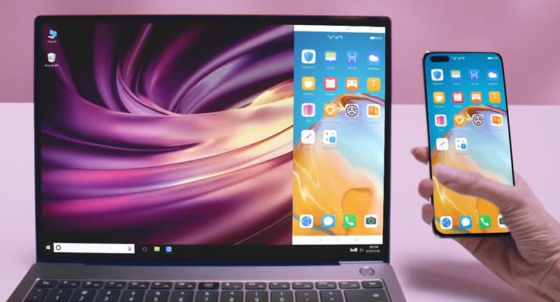 huawei share screen to a pc