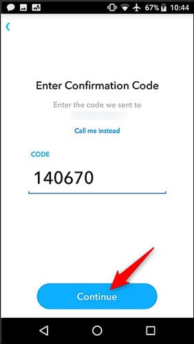 Confirmation-code