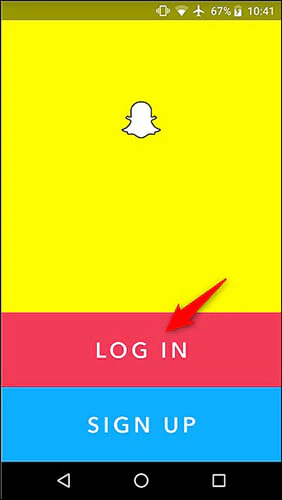 Snapchat-login