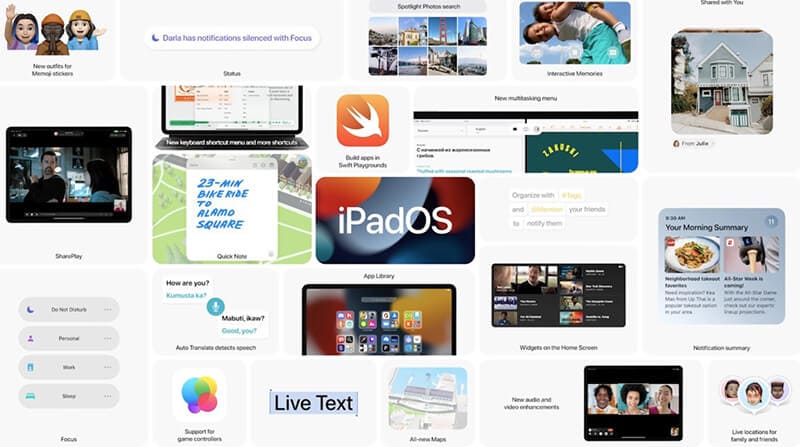 Introducción a iPadOS 15