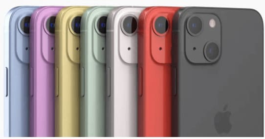 Colores del iPhone 13