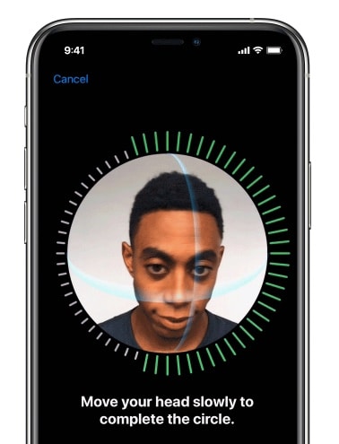 setting up face id