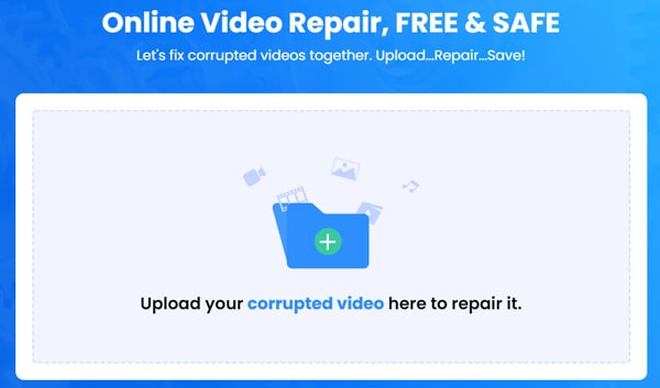 إصلاح مقطع الفيديو من repairit عبر الانترنت