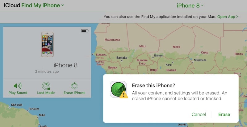 erase iphone and bypass activation lock