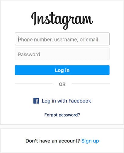 Abre Instagram en tu computador