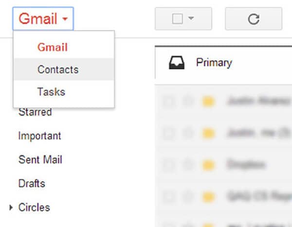 click on gmail