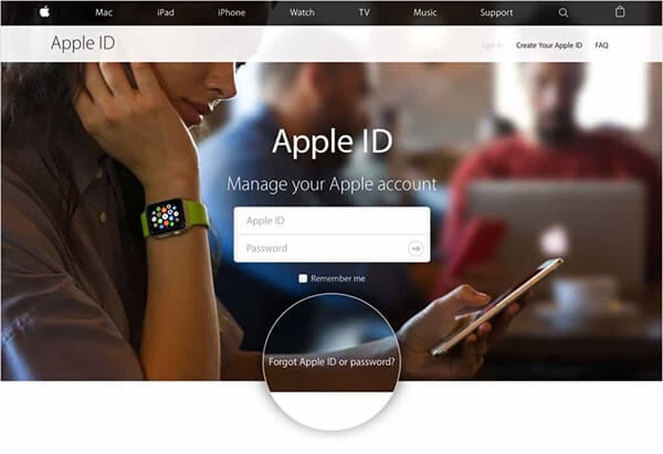 Setzen Sie Ihre Apple ID Passwörter zurück
