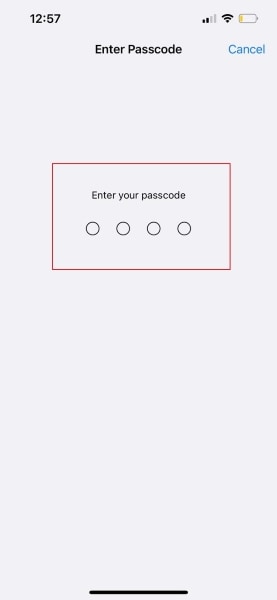 inserisci password