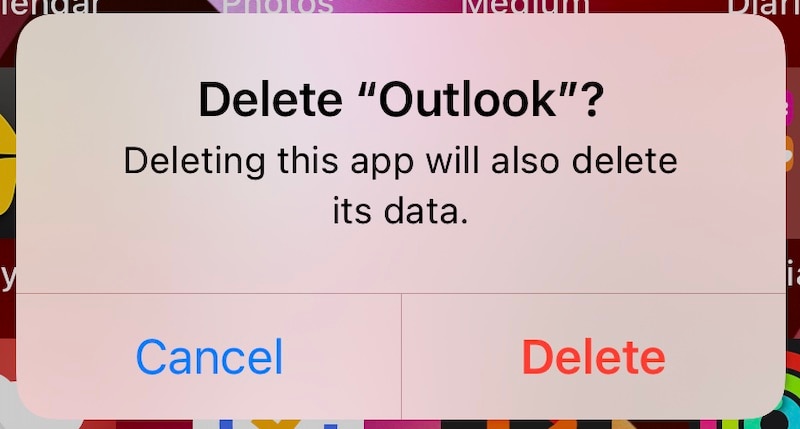 deletando apps 3