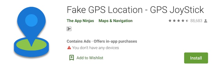 Fake GPS Joystick