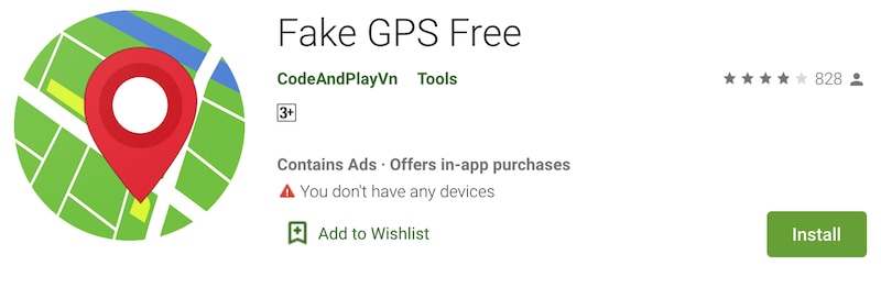 application fake gps free