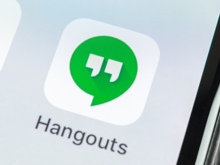 aplicación de chat Hangouts