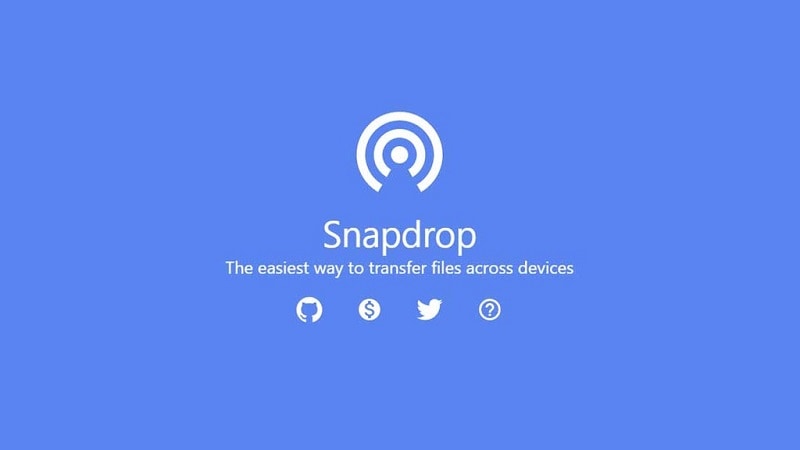 transferir archivos con snapdrop