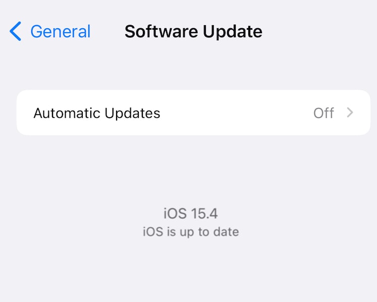 update ios operating system
